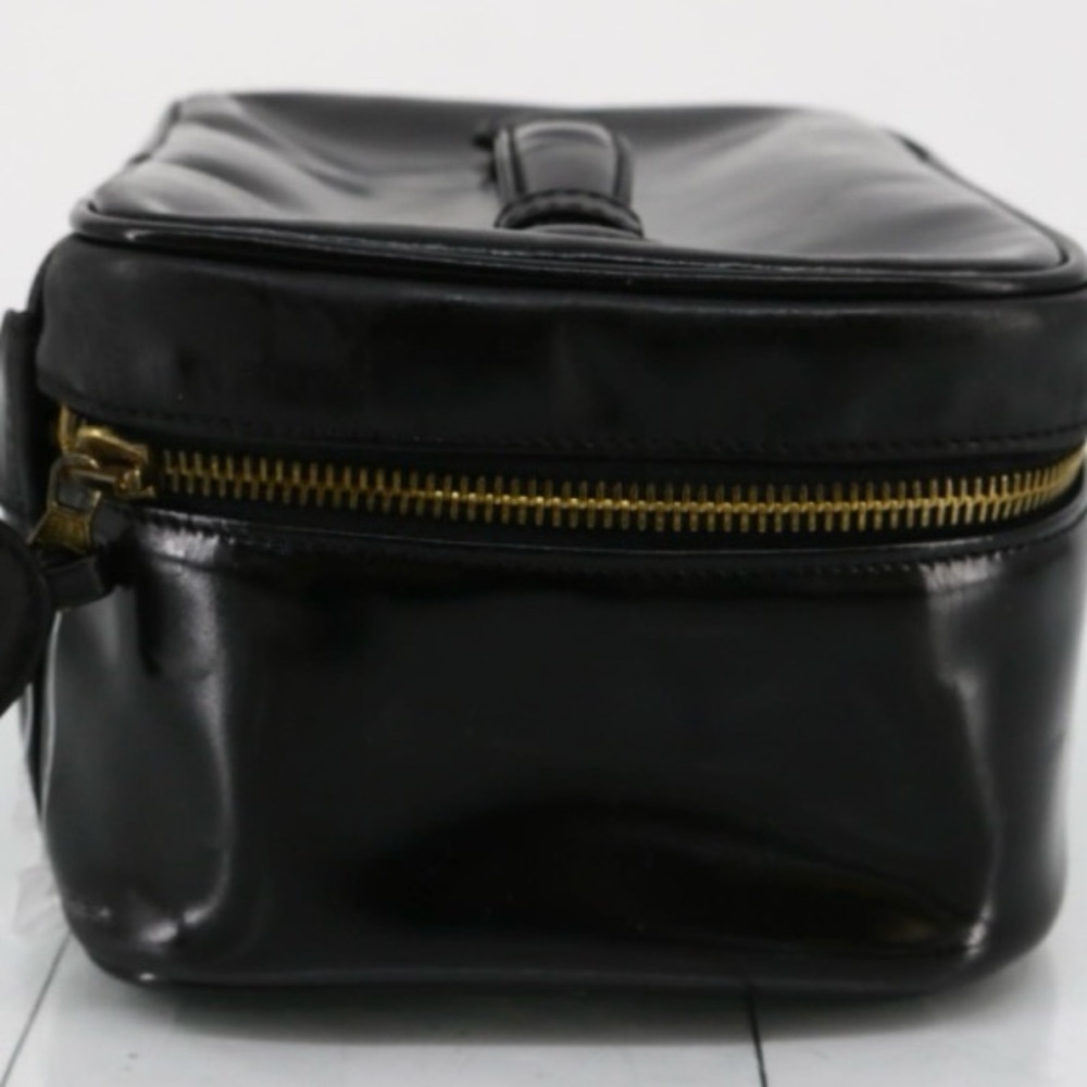 Chanel Vintage Black Patent Vanity Case + Box - Picture 4 of 16